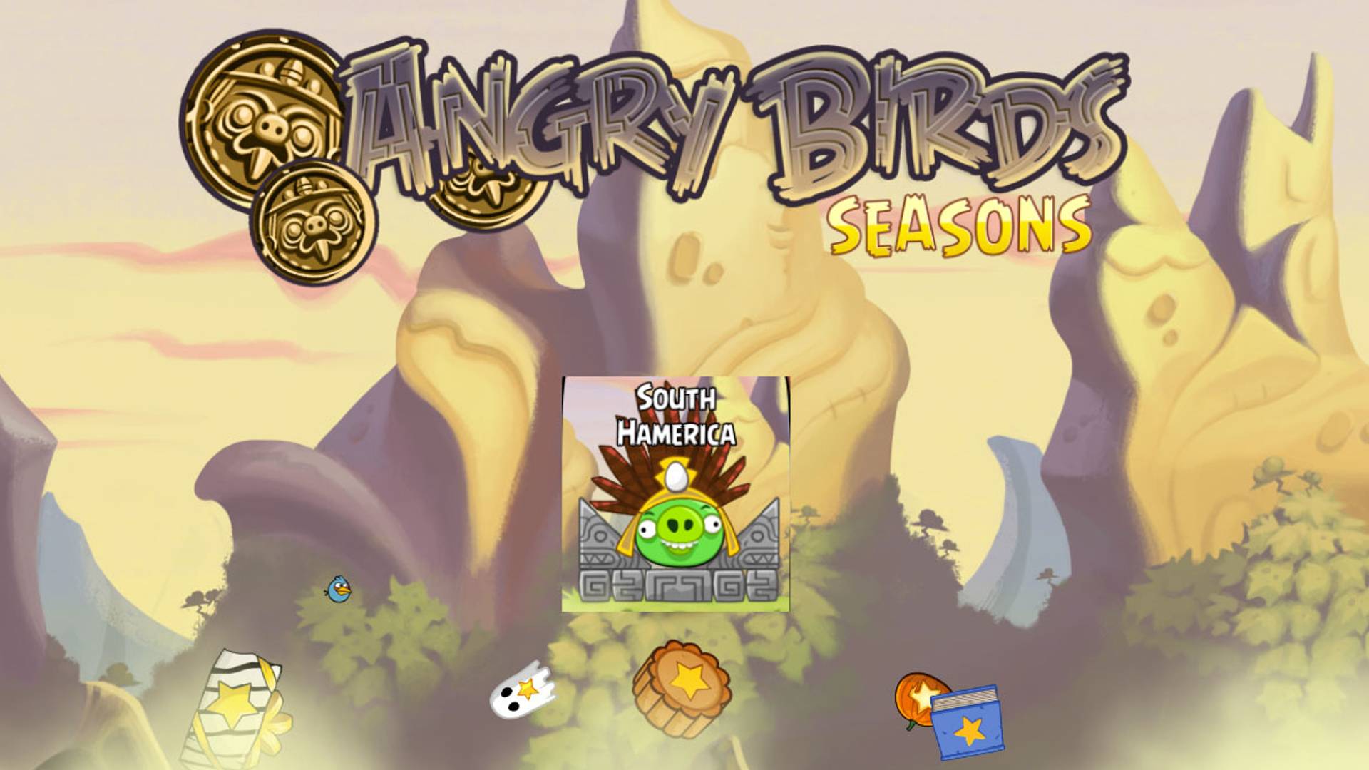 Angry Birds Seasons. South Hamerica (level 1-19) 3 stars. Прохождение от SAFa