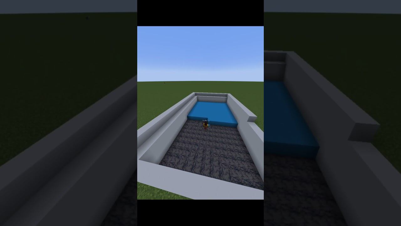 SwimmingPool #minecraft #shorts