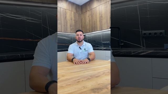 Обеденный стол в подарок при заказе Кухни от АминаМебель