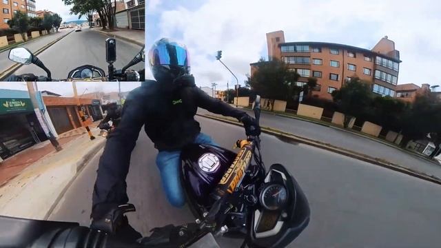 un día mas Manejando MOTO en Bogotá