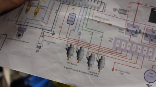 MegaSquirt MS3X wiring harness install Pt.3