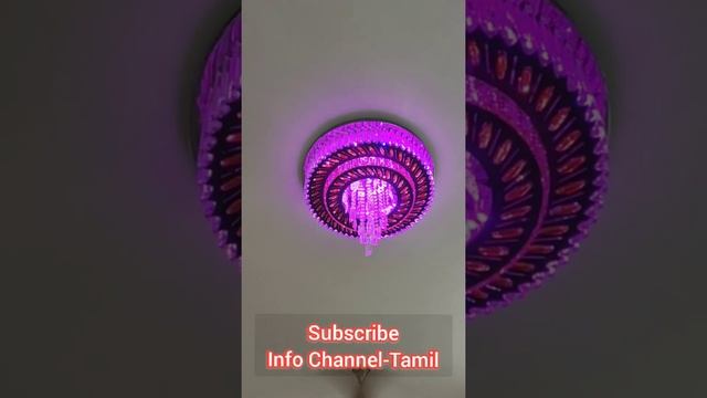 Center ceiling light with remote control And Bluetooth mp3 also including.