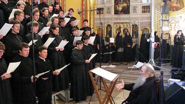 Отпевание Патриарха Алексия II | Блажени, яже избрал и приял еси, Господи | арх. Матфей (МОрмыль)