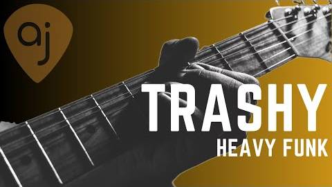 Trashy Heavy Funk Rock Guitar Jam Track P-FUNK Style (F Minor - 72 BPM)