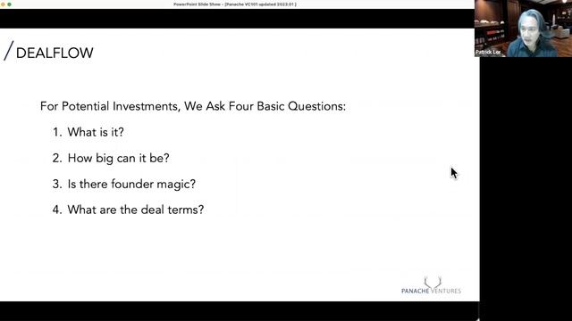 VCAA VC 101 | VC Principles by Pat Lor, Panache Ventures