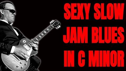 Sexy Slow Blues Backing Track in C Minor Bonamassa Style Jam Track (44.666 BPM)