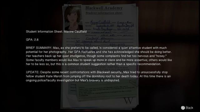 Life Is Strange Episode 3: Chaos Theory part 2/5