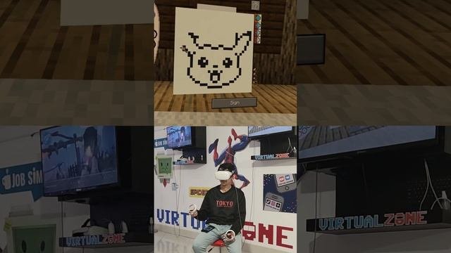 VR Pixel Art 341 #vr #minecraft #minecraft_pixelart