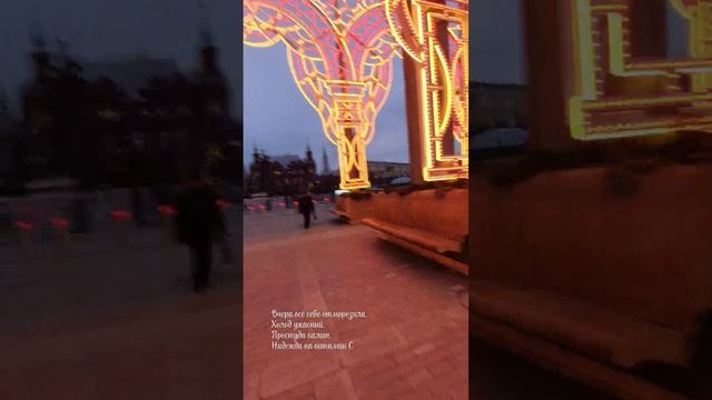 Москва: празднично, серо, очень холодно. ПОДПИШИСЬ, не пропусти продолжение. ViVaViktoria.