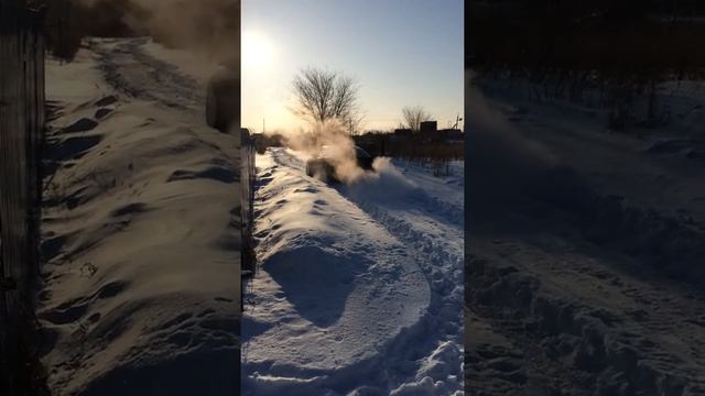 Сдачи домой по пробитой самим собой колее.