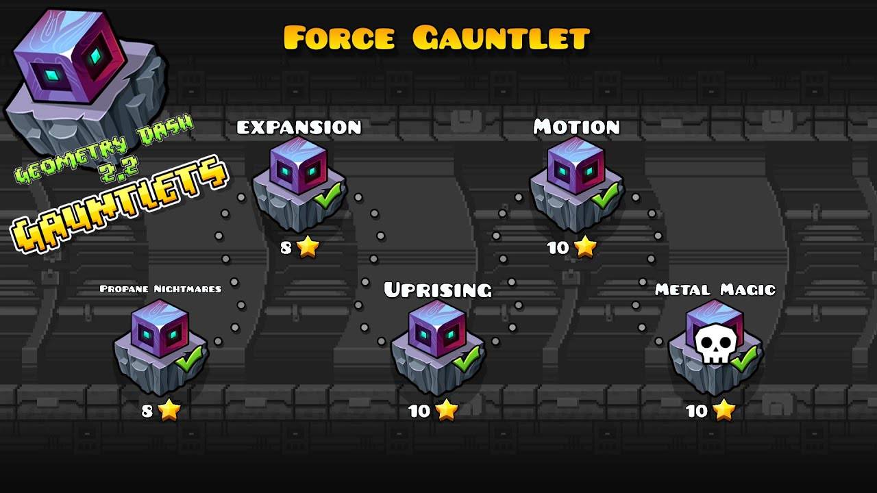 NEW 2.2 FORCE GAUNTLET COMPLETE