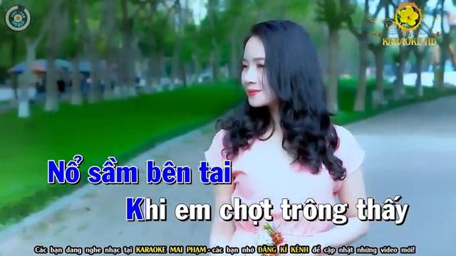 HOA MƯỜI GIỜ Karaoke Nhạc Sống Tone Nam