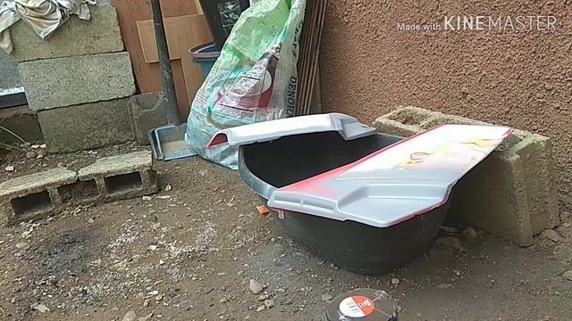 Honda XL125 scrambler-tracker project Episode 2 Panel Gas Tank painting/ Samurai Paint