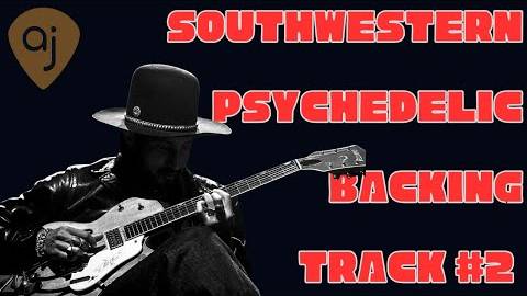 Southwestern Psychedelic Jam No 2 Guitar Backing Track (D Minor)