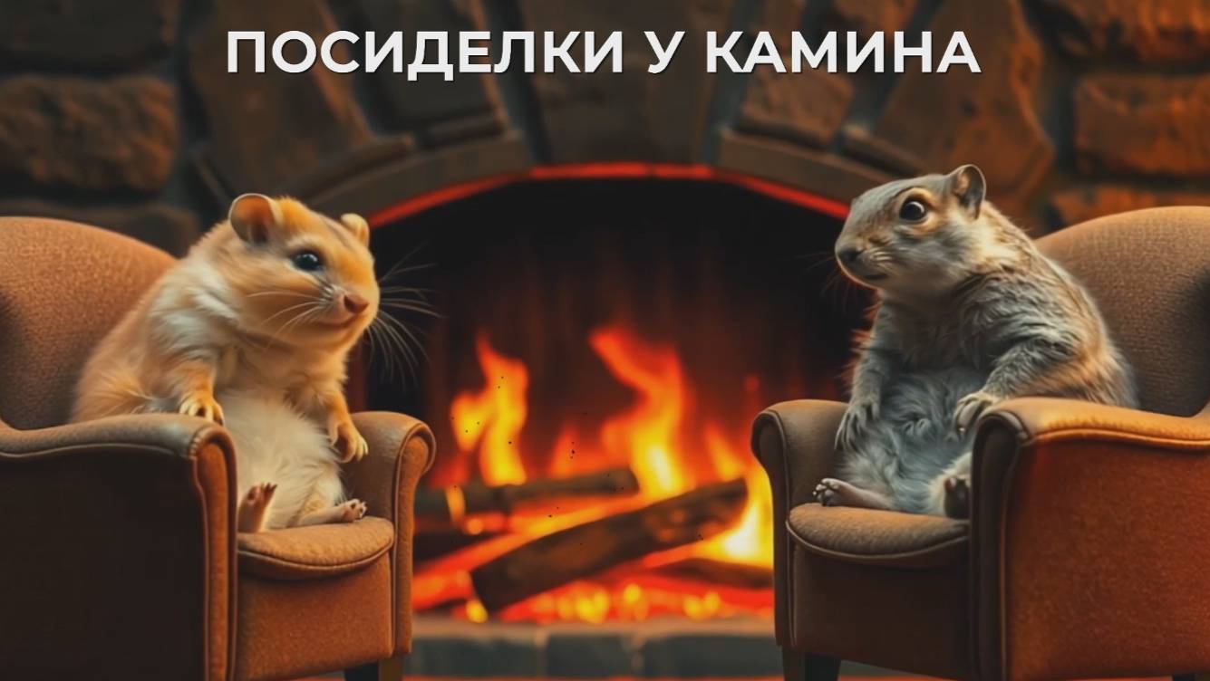 Посиделки у камина.