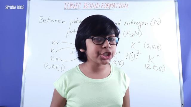 Ep19 - Ionic bond formation, with trivalent nonmetals, Electrovalent bond, Cation  & Anion
