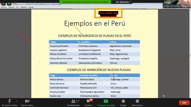 Rol de los Enemigos Naturales En la Aparición de Nuevas Plagas Agrícolas