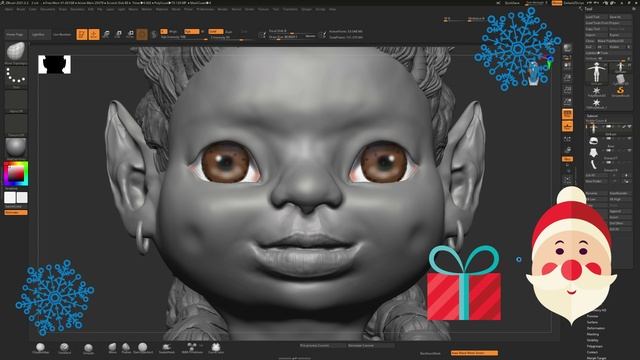 Орк по моему концепту ZBrush