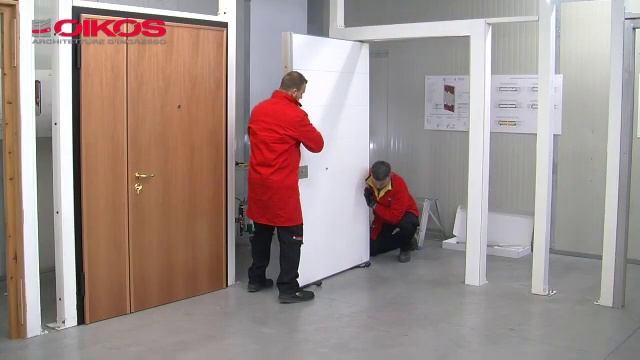 Монтаж двери SYNUA от Oikos