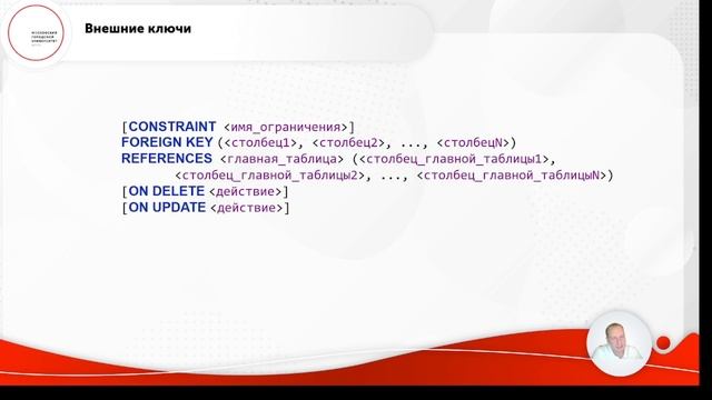 Операторы DDL