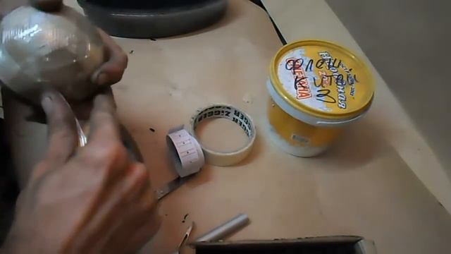 Еще один вариант укрепления армированным скотчем