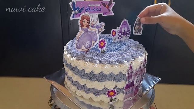 princess sofia cake easy || princess sofia cake design