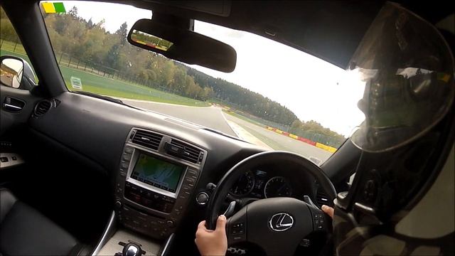 Roulage Spa Francorchamps Lexus ISF