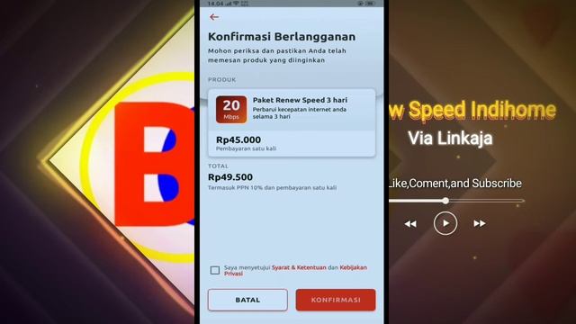 Cara Renew Speed Indihome 1/ 3/ 7 Hari Terbaru Dengan Aplikasi Linkaja