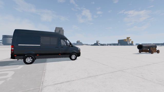 OLD CANNON vs TRUCK! 1000 KM/H CRASH TEST! - BeamNG.Drive