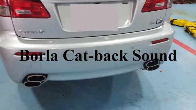 Lexus ISF Exhaust - Stock/Borla Catback/Headers Only