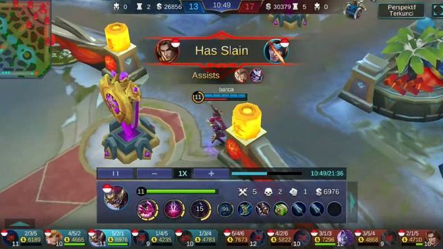 Hanzo gameplay 200+ match...mid lane bantai top lokal selena