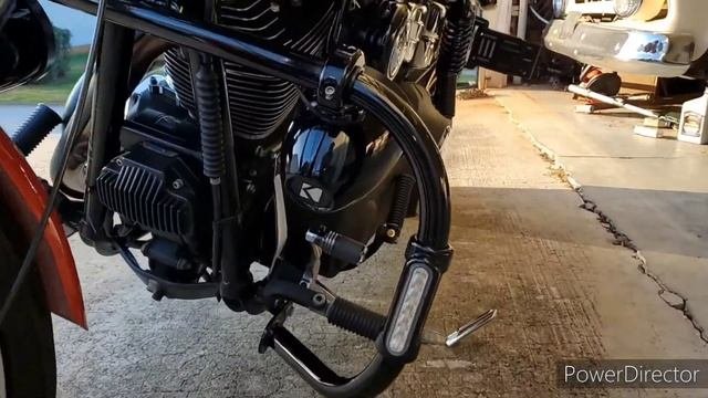 KICKER KMMTES installed on motorcycles Highway bars