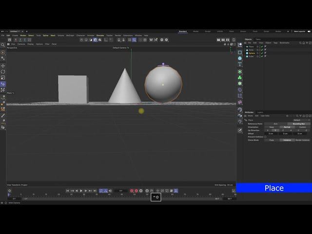 C4D PlaceTools