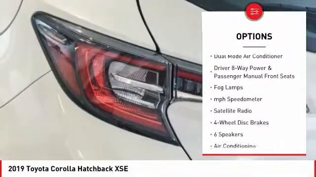 2019 Toyota Corolla Hatchback Cathedral City CA 238837