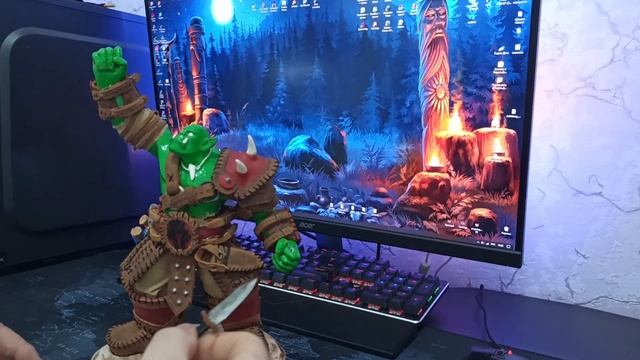 Крафт фигурки, Орк из World of Warcraft.