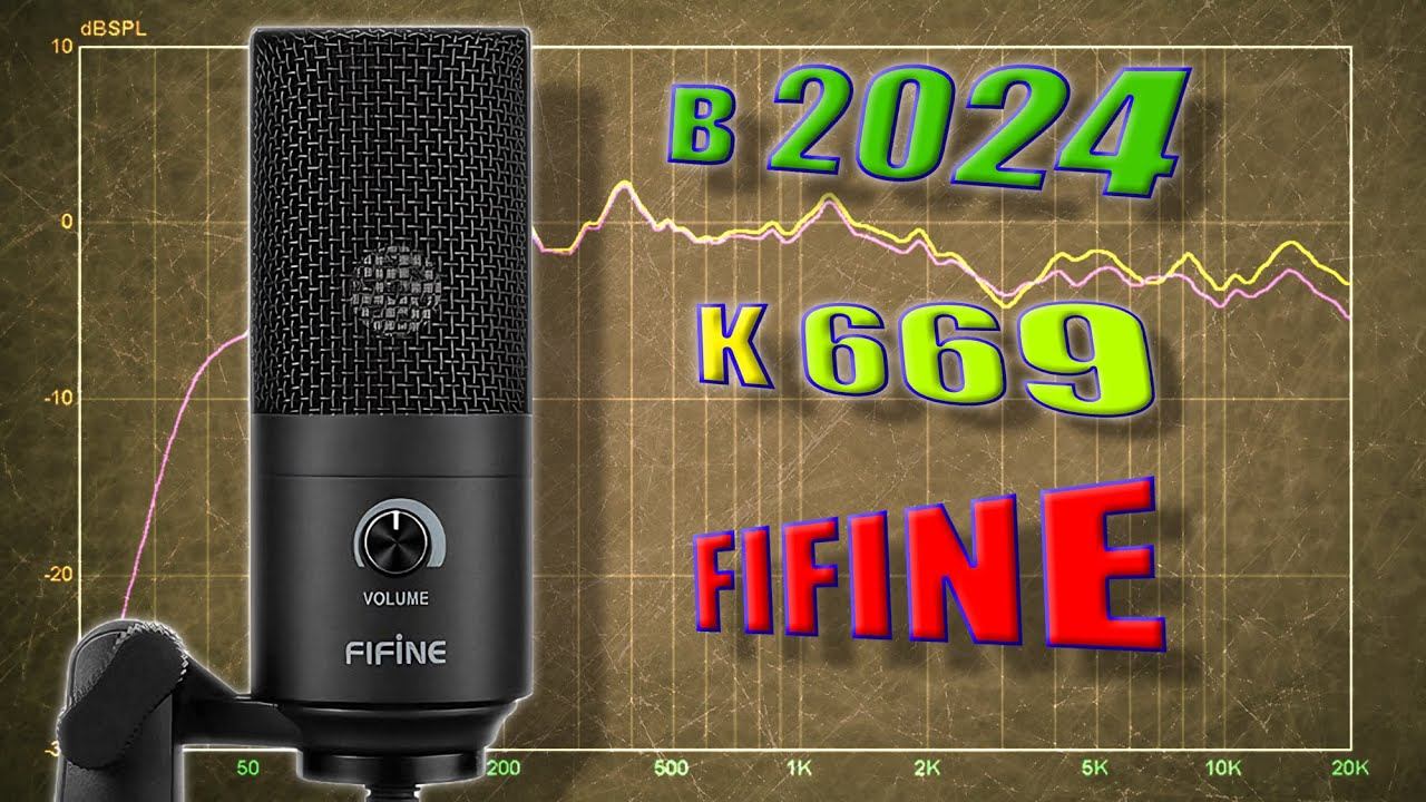 FIFINE K669! Старший  (металлический)  брат FIFINE a6v