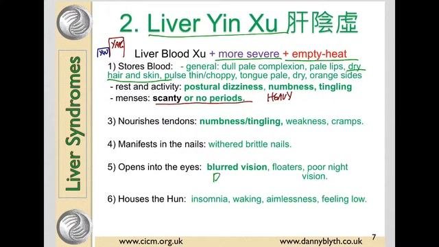 Liver Sydromes in Traditional Chinese Medicine Part Two - Empty and Mixed