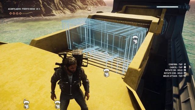 Just Cause 4 Biggest Ship Challenge (5 Dumpster Trucks)