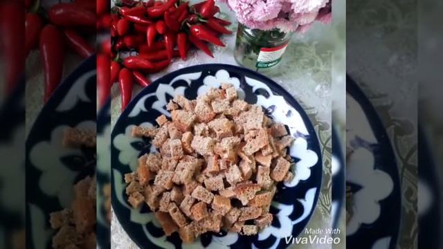 Сухарики үй шартында жасайбыз