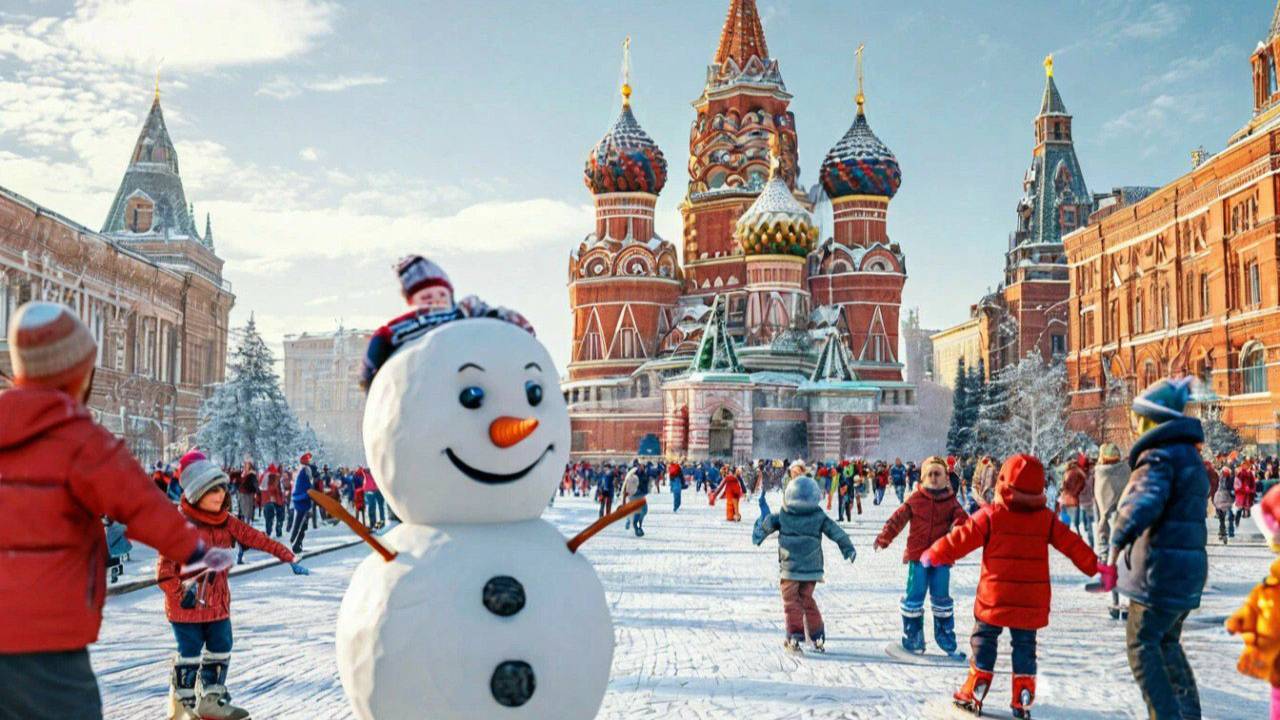 Сияющее  поздравление с  Новый Годом  всему миру! Новогодний Хит 2025г.