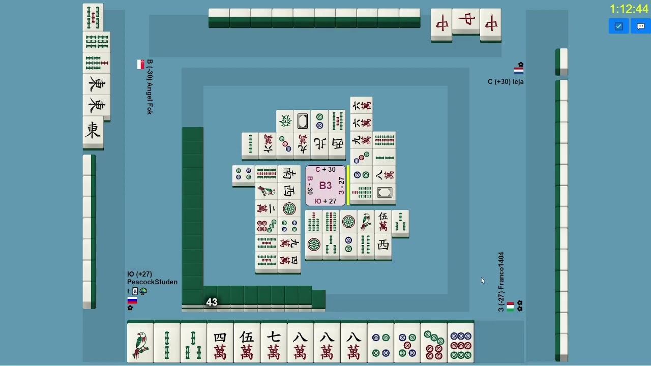 PeacockStudent. MCR Марафон на портале MahjongSoft - #1. 7 маджонгов, 2 "селфа".