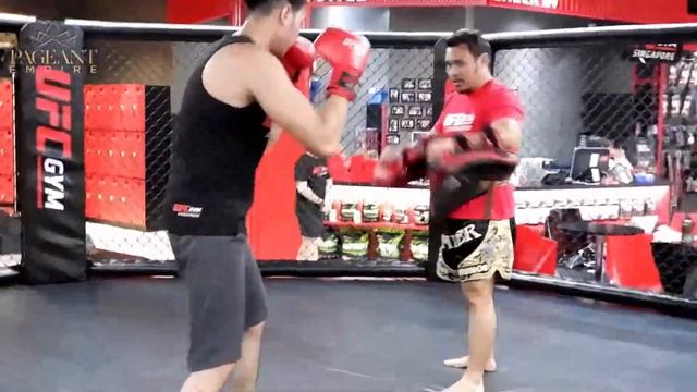 ELARDY TAN MANHUNT INTERNATIONAL INDONESIA 2019 VISIT UFC GYM SINGAPORE