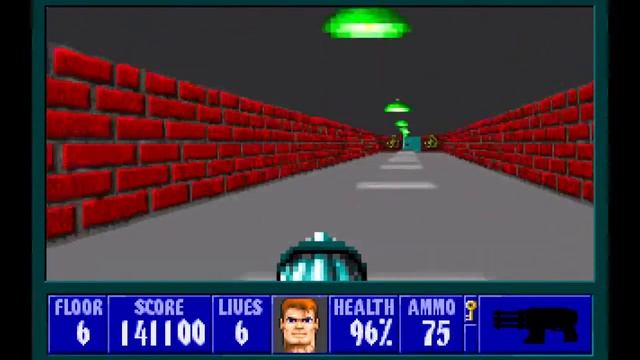 Wolfenstein 3D (1992) walkthrough episode 1 in 35min