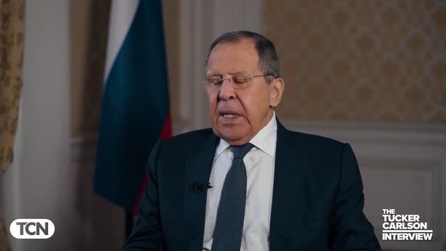 Такер Карлсон: Министр иностранных дел Сергей Лавров описывает войну с США и способы ее прекращения