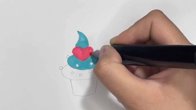 Как нарисовать пирожное