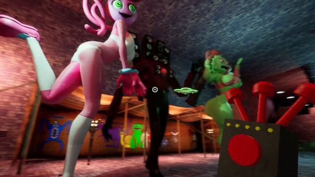 TITAN SPEAKER MAN VS MONSTER GIRL in Garten of Banban 6.!!!!!