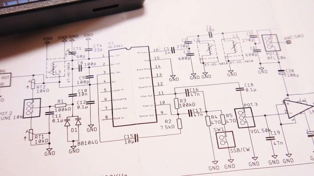 MC3361 And LM386 80m Direct Conversion Receiver Kit Build