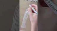 Быстрый фэшн скетч в крафтовом скетчбуке акриловыми маркерами #скетч #фэшниллюстрация #скетчинг