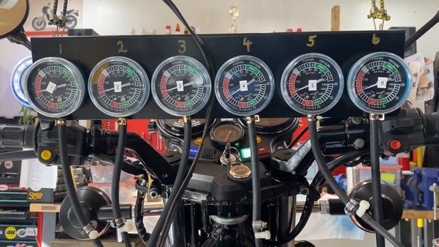 Final 1979 Honda CBX Carb Synchronization