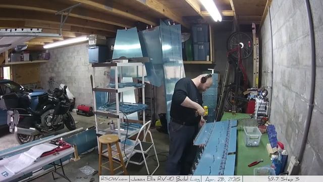 RV-10 Empennage section 9-7 steps 3 to 5